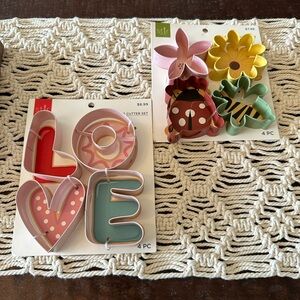 Love & Spring Cookie Cutters - New In Packages